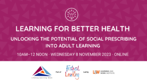 Learning for Better Health banner