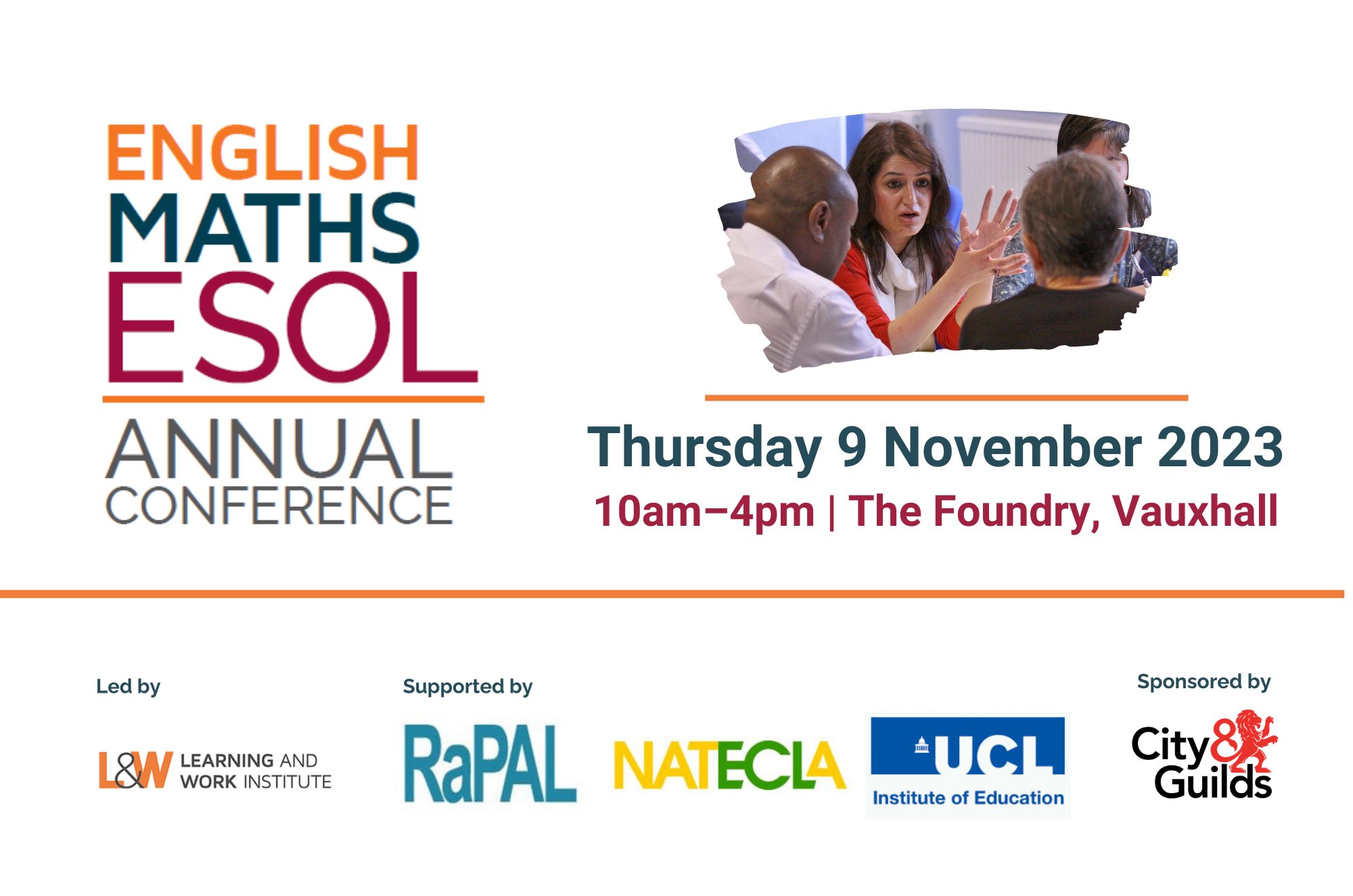 English, Maths and ESOL Conference 2023 - Learning and Work Institute