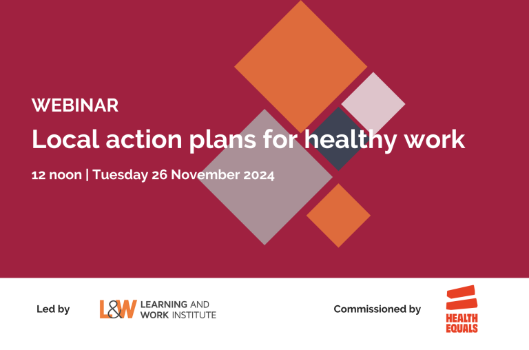 Local action plans for healthy work