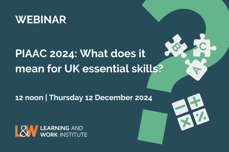 PIAAC 2024: What does it mean for UK essential skills?